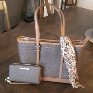 Michael Kors purse and wallet